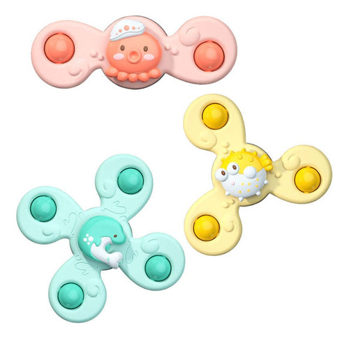 Spinner Con Ventosa Para Bebe X3 