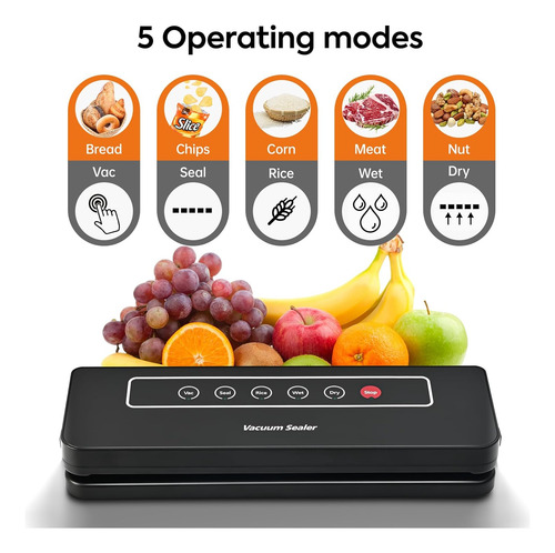 Máquina Selladora Al Aspiradora Food Saver, 80 Kpa De ...