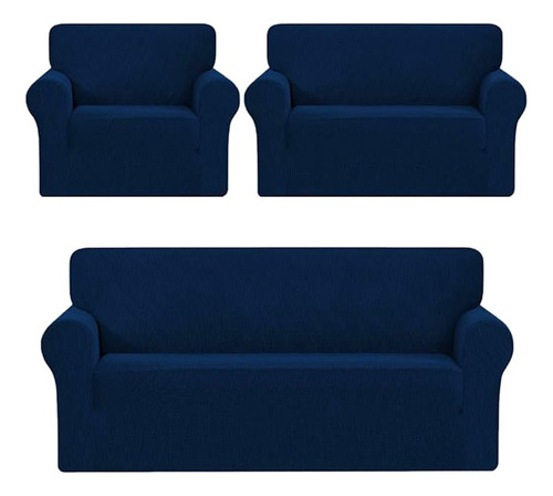 Funda Cubre Sillones Sala Sofá Protector Ajustable 3pzs