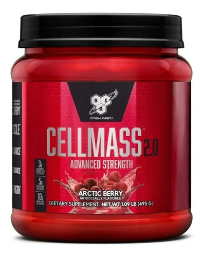 Creatina pós-treino Bsn Cellmass 2.0 com sabor a frutos do Ártico, 1,09 kg (495 g)