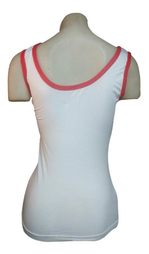 Imagen 6 de 6 de Musculosa Huracán Modal Blanca Rt Globomanía