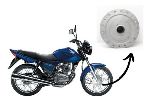 Imagem 4 de 7 de Cubo Roda Dianteira Fan 125 Até 2013 Original Honda Usado