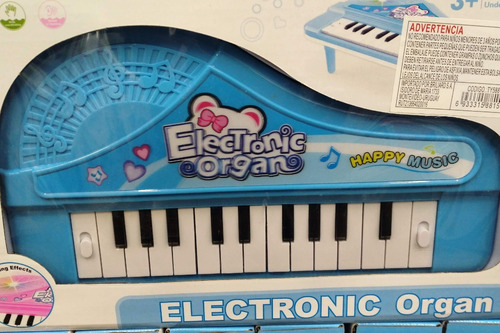 Piano Teclado Juguete Infantil A Pila En Caja