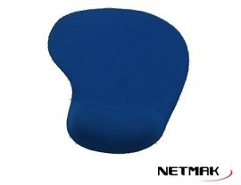 Imagen 1 de 2 de Mouse Pad Netmak NM-PGEL azul