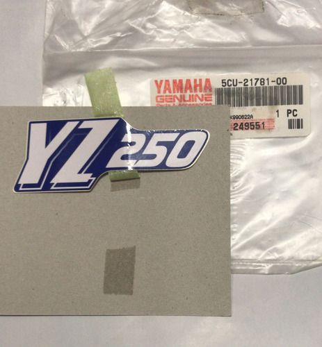 Adesivo Paralama Traseiro Yamaha Yz 250 99-00 5cu-21781-00-0