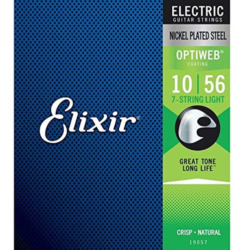 Cuerdas Elixir® 19057 Cuerdas Para Guitarra Eléctrica De 7 C