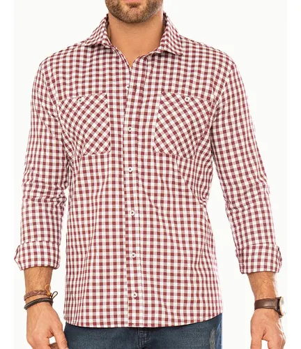Camisa Juan Vino Para Hombre Croydon