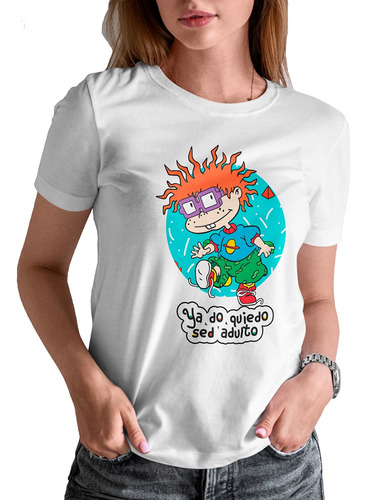 Blusa / Playera Caricaturas Carlitos Rugrats Para Mujer #9