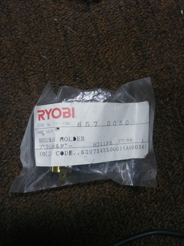 Porta Carbon Ryobi Modelo H711fb Codigo 6570050 Mayor Y Deta