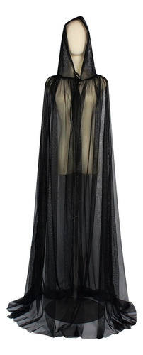 Disfraz De Bruja De Halloween Con Capa De Bruja Para Mujer,