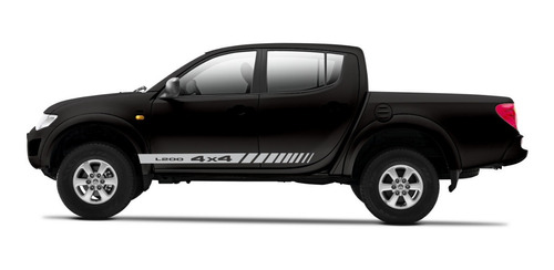 Par Adesivos Faixas Mitsubishi L200 4x4 Tuning Personalizada