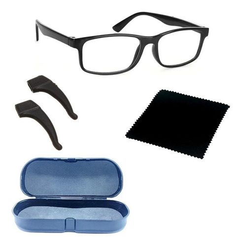 Óculos Bloqueador De Luz Azul + Case + Flanela + Trava