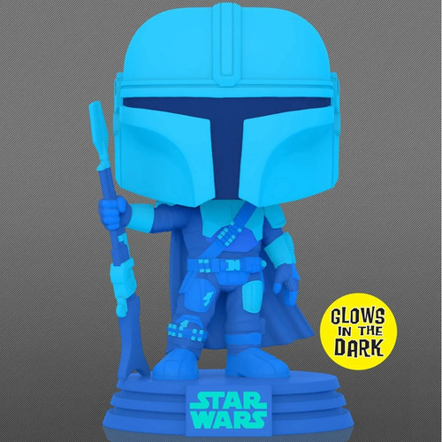 The Mandalorian Hologram Glow In The Dark 345 Funko Mando