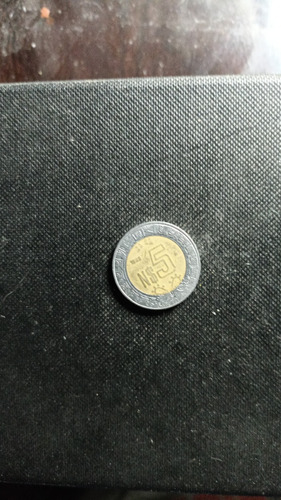 Moneda De Colección De Cinco Pesos De 1993 Error Deacuñacion (Usado)