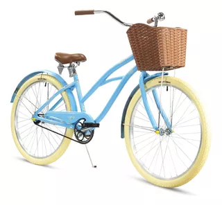 Bicicleta R 26 Urbana Para Mujer Malibu Retro Vintage 1 Velo