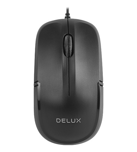 Mouse Delux Usb M136 Black