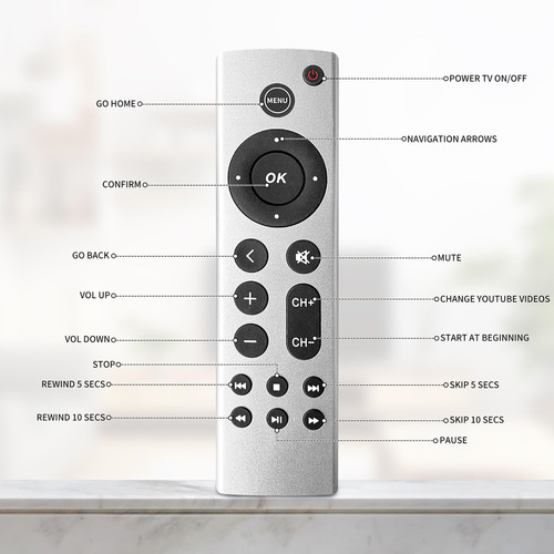 Control Remoto Para Apple Tv 4k, (2a 3a 4a Generación) Firme
