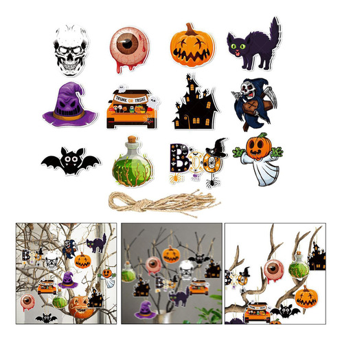 . Colgante De Pancarta De Halloween, Guirnalda De Halloween