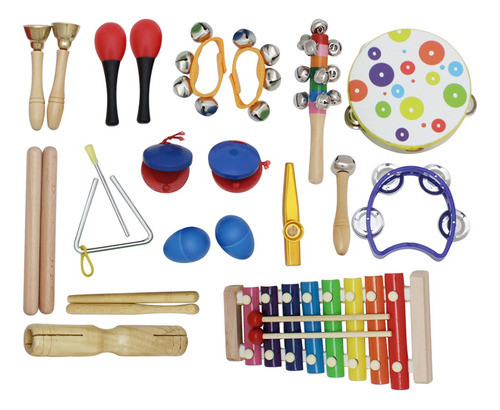 Imagen 8 de 9 de Juego De Juguetes Para Instrumentos Musicales, 19 Piezas, In
