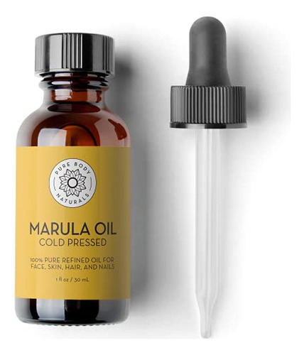 Pure Body Naturals Marula Facial Oil, 1 Onza Fluida - Aceite