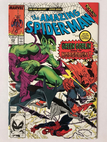 Amazing Spiderman #312 Marvel 1989 Green Goblin Mcfarlane