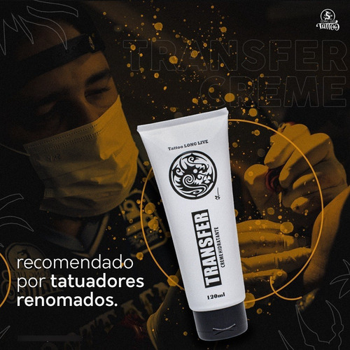 Imagem 6 de 6 de Transfer Para Tatuagem 120 Ml - Tattoo Long Life