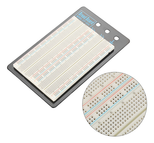 Test Breadboard, 1660 Puntos, Orificios, Enchufe, Circuito D
