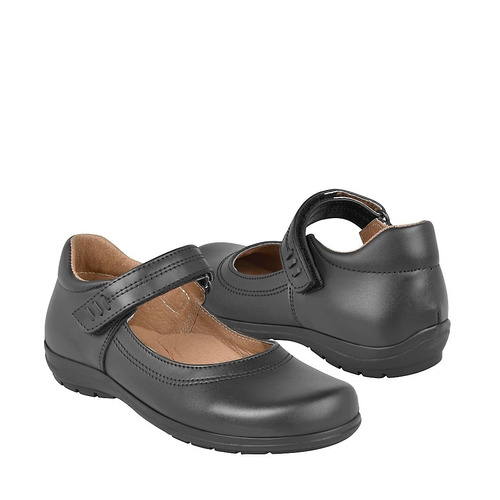 Zapato Escolar Para Niña Stylo 7601 Negro
