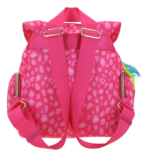 Bolso Tipo Backpack Barbie Gorétt Con Colgante Estrella P25 Rosa Chicle Liso Níquel Rosa Chicle