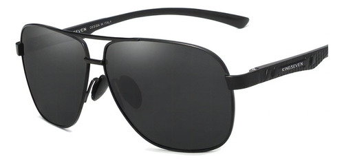 Gafas de sol Kingseven 7188 100% polarizadas Uv400 para hombre, color negro, diseño