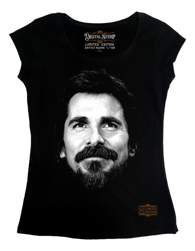 Remera Mujer Christian Bale Limited Ed Numerada+totebag
