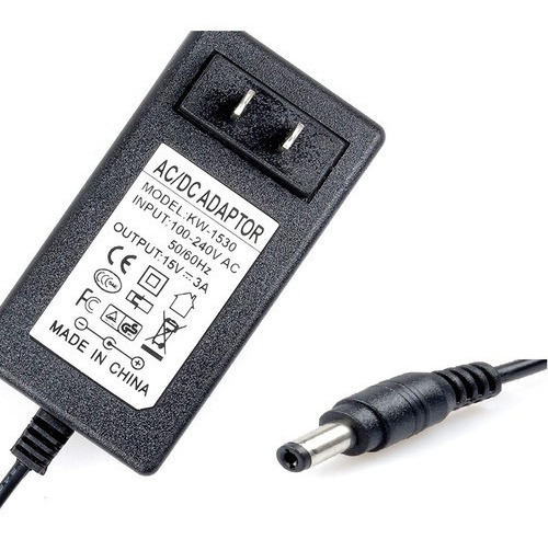Adaptador Electrico 15v 3a Plug 5.5mm X 2.5mm Para Parlante 