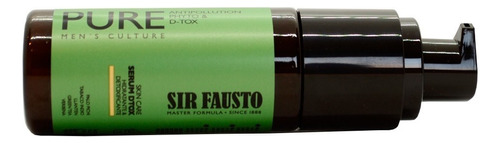 Sir Fausto Pure Serum Detox Crema Hidratante Facial Local Tipo de piel Todo tipo de piel