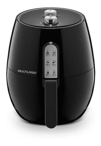 Fritadeira sem óleo Multilaser Air Fryer 3.5 L Gourmet preta 220V