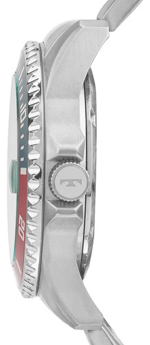 Technos Acqua Performance Pepsi 150m 45mm 2415dz/1p Prata Azul/vermelho - Pespi Preto