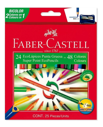 Colores Faber Castell Bicolor X 24 Uds