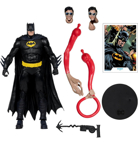 Batman Figura De Acción Jla Mcfarlane Toys Baf Plastic Man