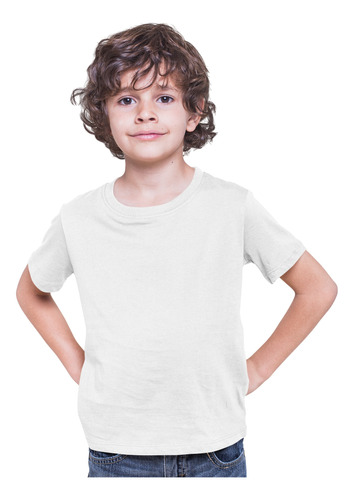 Camiseta Infantil Básica Conforto E Estilo Em Algodão 100%