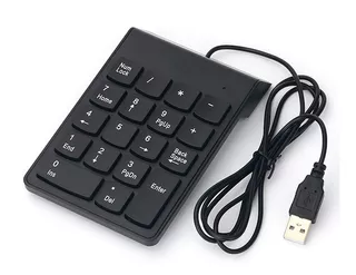 Teclado Numérico Usb Cable Delgado Mini Número Almohadilla D