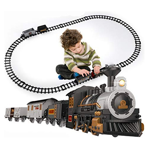 Juego De Tren Eléctrico Niños, Juguetes De Tren Bater...