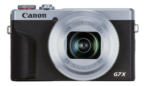  Canon PowerShot Serie G G7 X Mark III compacta avançada cor  prateado