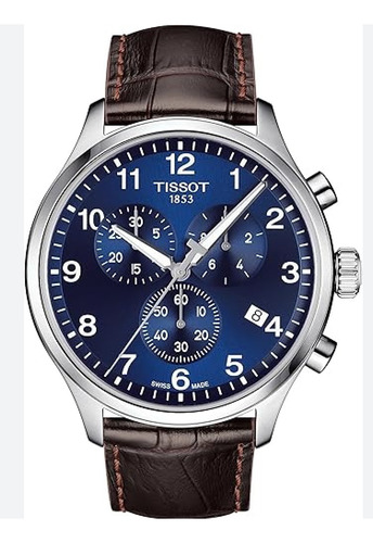 Tissot Chrono Xl Reloj Deportivo Acero Inoxidable Excelente Café Azul Azul (Usado)