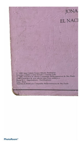 Imagen 3 de 8 de Yh Antiguo Libro Jonas Y La Ballena 1986 Aura Celeste Encas