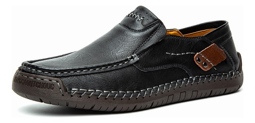 Zapatos De Cuero Suaves Para Hombre Mocasines Informales