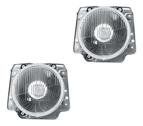 Par De Faros Depo Volkswagen Golf 1987 1988 1989 1990 1991