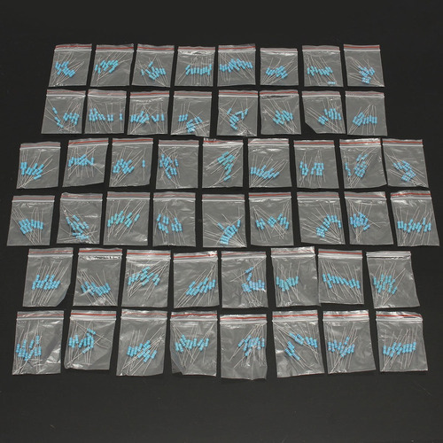 500pcs Valor 50 Ohmios 1 ~ M 1 1w Metal Film Resistor Resist