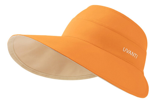 Sombrero De Playa Con Visera Solar De Ala Ancha Con Parte Su