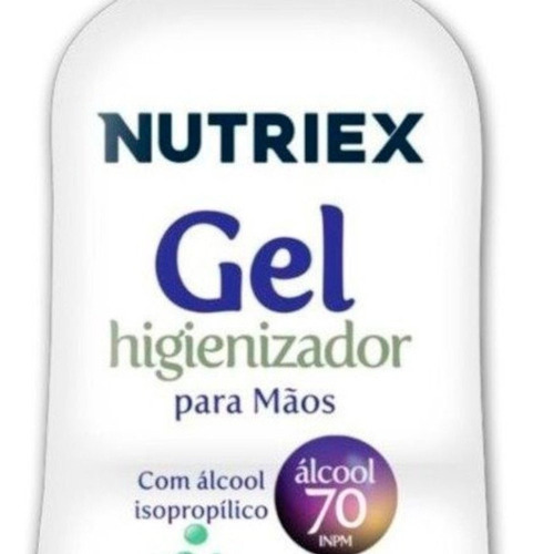 Alcool Gel 70° % Antisséptico Bactericida Antivirus Mãos 3pç