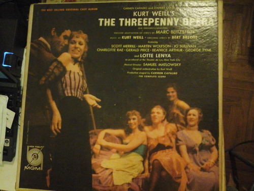 Vinilo 3957 - The Threepenny Opera - Kurt Weill's