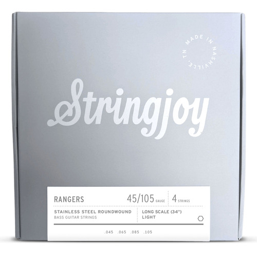 Stringjoy Long Scale Light 45-105 Cuerda Bajo Acero Inoxidab